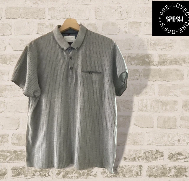 Denim and flower polo shirts sale