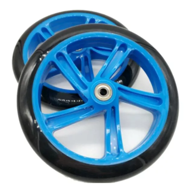 2 Pieces Scooter Wheel 200 mm PU Material Wheel Thickness 30 mm ABEC-71991