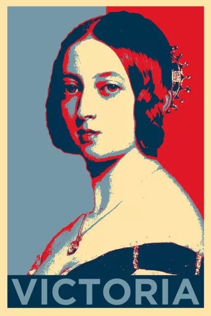 Queen Victoria Art Print - Hope - Photo Poster Gift - United Kingdom 2