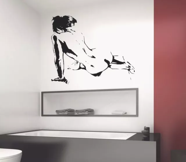 Wall Stickers Vinyl Decal Hot Sexy Girl Lingerie Naked Nude Woman (ig1779)