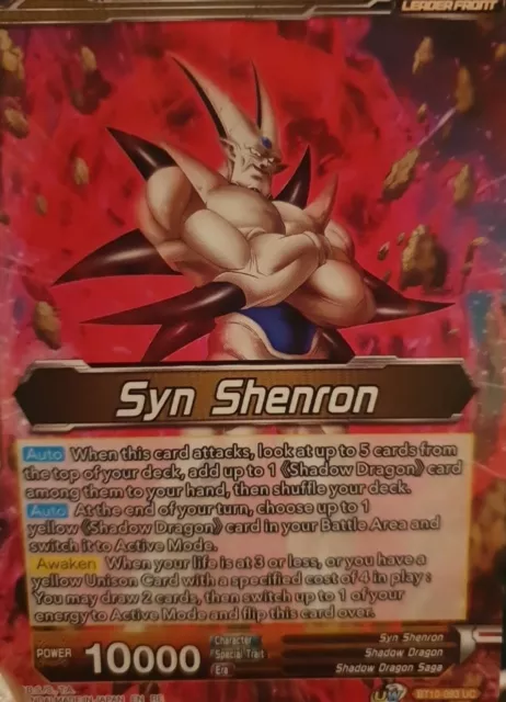 Dragon Bal Super TCG Syn Shenron, negativer Energieüberlauf BT10-093 UC - DBZ