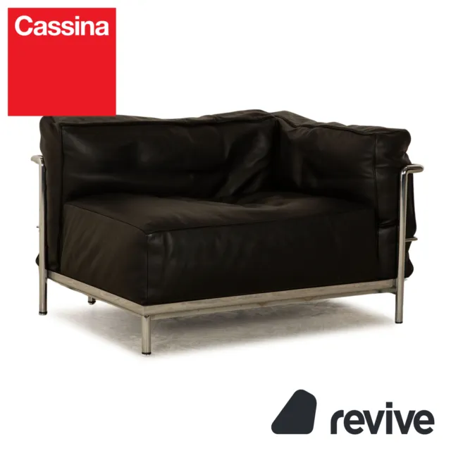 Cassina Le Corbusier LC 3 Leather Armchair Black Bauhaus