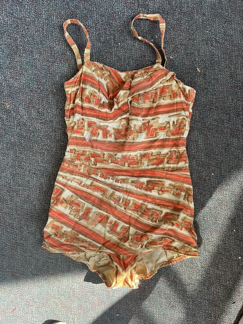 Vintage 1950s Rose Marie Reid ‘bombshell’  bath bathing suit