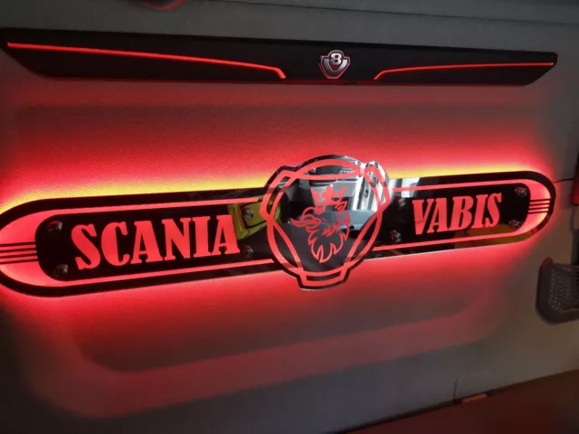Scania Vabis LED Spiegel LKW Truckerschild Leuchtschilder Rückwandschilder