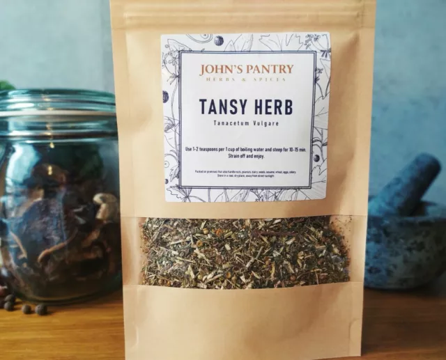 Tansy Herb (Tanacetum vulgare) Wrotycz Tansy Tea 100% Natural, 50g-250g