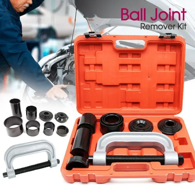 New 10pc Ball Joint Press Service Kit Remover Separator Adaptor 4x4 Garage Tool