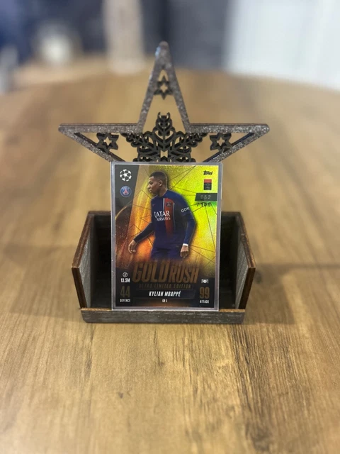 !! ULTRA RARE !! Match Attax 23/24 Kylian Mbappe Gold Rush Card 52/100