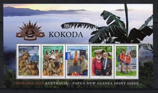 Australia 2010 - Kokoda, Joint Issue with PNG - Miniature Sheet - MNH