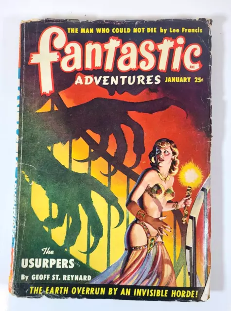 Fantastic Adventures Pulp Magazine January  1950 Vol. 12 #1