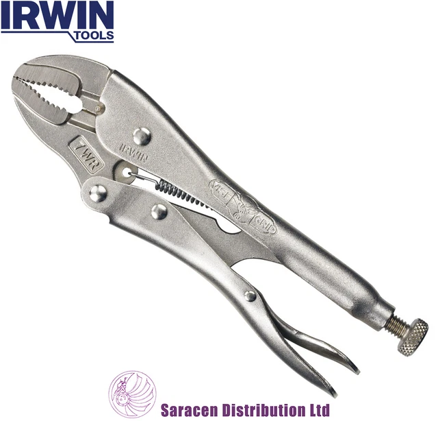 IRWIN VISEGRIP 5WR Original Curved Jaw Locking Pliers, 5" T0902El4 £