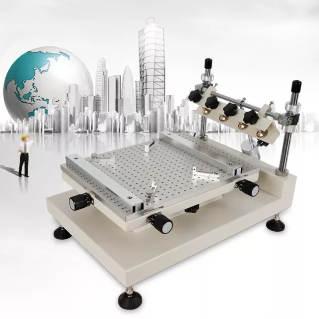 3040 Manual Solder Paste Printing Machine PCB SMT Stencil Printer High Accuracy