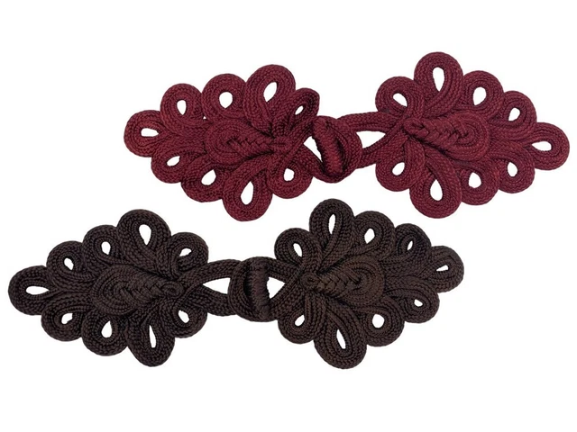 Alamaro Tessuto Cordino Schiacciato Chiusura Passamaneria Soutache Passamaneria