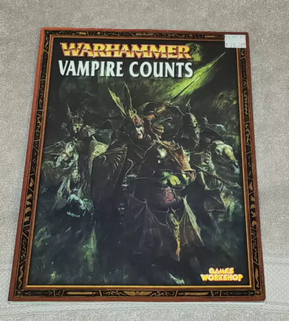Vampire Counts Army Book Codex Rulebook Warhammer Games Workshop FREE SHIP!