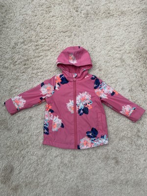 GIRLS PINK RAINCOAT Size 6-7 Years From 