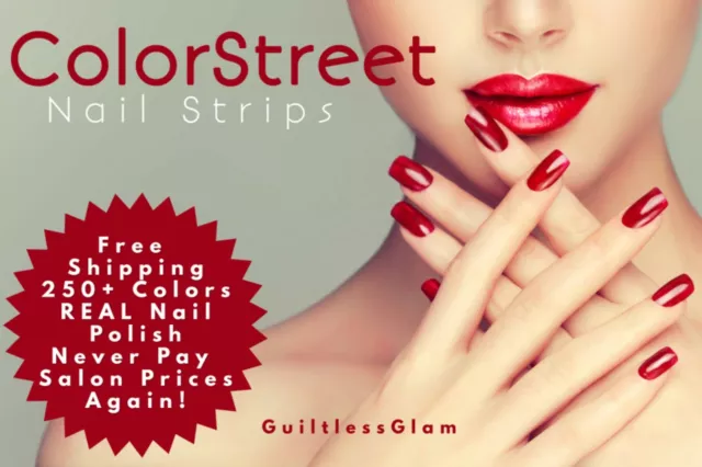 Color Street Nail Polish Strips *New* 250Colors * Free Shipping!!