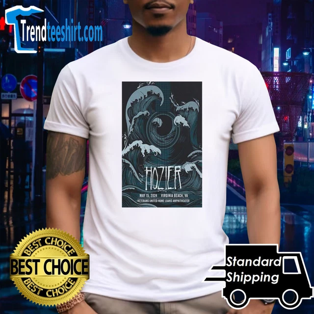 HOZIER SHOW AT Veterans United Virginia Beach Va On May 15 2024 Poster