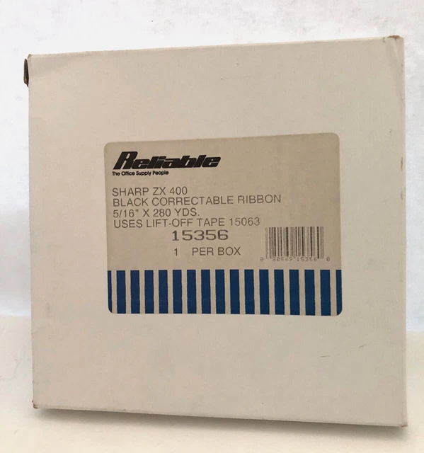 SHARP TYPEWRITER RIBBON Black Correctable Ribbon ZX 400 Lift Off Lot of ...