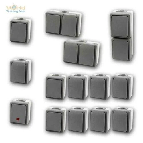 Zones Humides Commutateur de Programme " SECURE " IP44 Interrupteur & Prises