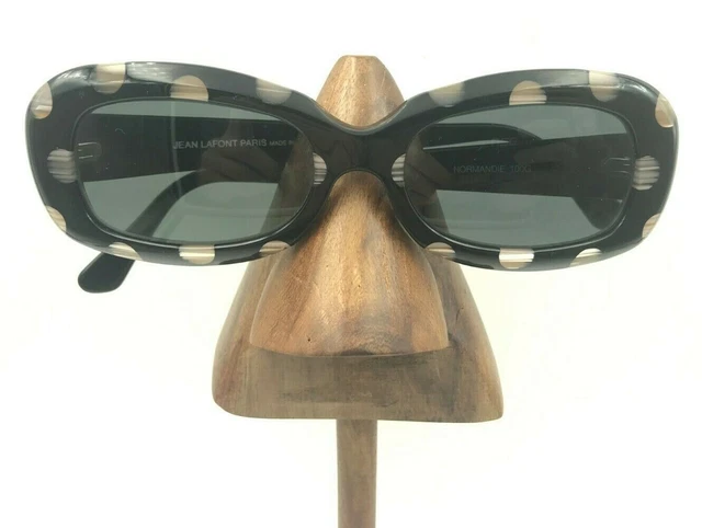 VINTAGE JEAN LAFONT Paris Normandie 100G Black Polka Dot  display picture 2