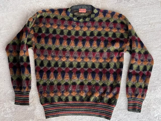 Missoni Wollpullover Vintage 52 L Made In Italy