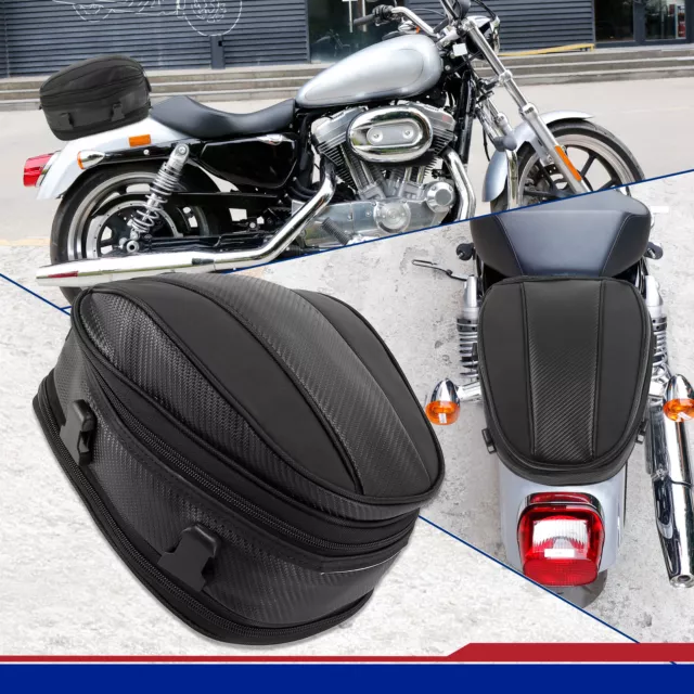 Kit 1 sac de queue de siège de moto sac de voyage arrière pour bagages de moto 2