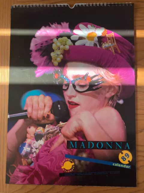 Vintage Madonna Calendar 1989 (Culture Shock)