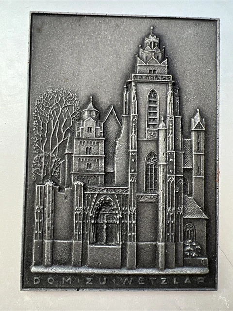 Metallplakette Buderus Wetzlar Dom Zu Wetzlar