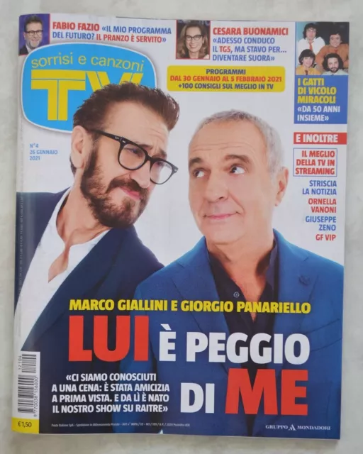 TV Sorrisi e canzoni 04/2021 Greta Ferro Giuseppe Zeno Ornella Vanoni Lupin