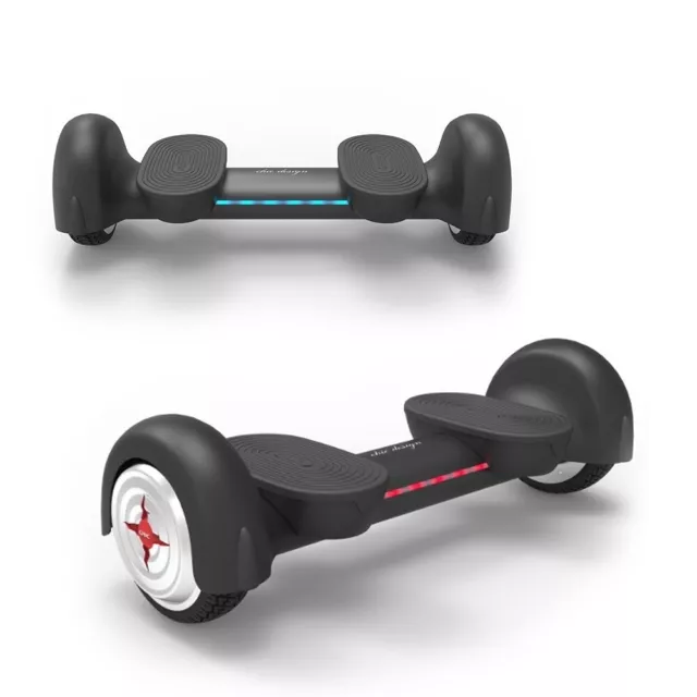 Black Smart PI Self Balancing Hoverboard Wheel Electric Scooter Hover Board LED
