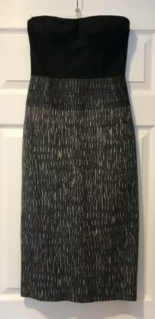 Boss Hugo Boss Runway Edition Dress Fall 2015 Size 2 Ger 34 Strapless Wool 2