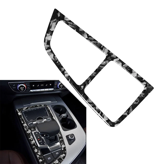Garniture Panneau Boîte Vitesse Noir Titane Pour Mazda 3 Berline 2019-2023 - Acier, Adhésif 3M | Décoration Intérieur Voiture