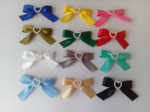 10/20/40 Small Ribbon Bows Pre Tied Sewing Bows  Gift Decoration Bows Sewing