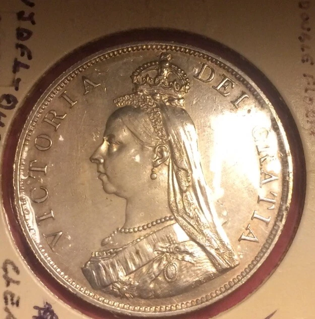 1889 Britain Double Florin Circulated