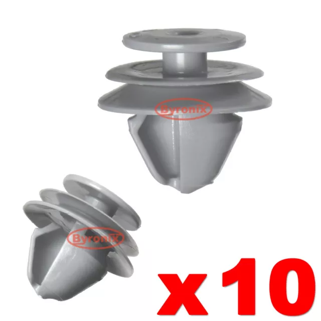 10x Wheel arch surround trim clips for Nissan Juke & X-Trail- Wing