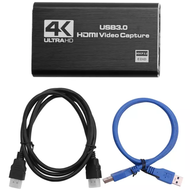 Audio Video Capture Card, 4K USB 3.0 Capture Adapter Video Converter for3078