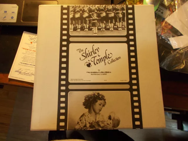 SHIRLEY TEMPLE Stand Up And Cheer Collectors Plate - Autographed Edition! MINT!
