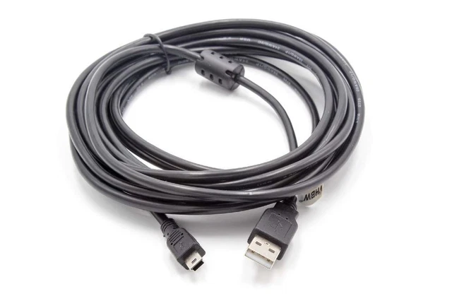 Cavo carica veloce USB 5m per CANON POWERSHOT A1000 A1100 A1100 IS