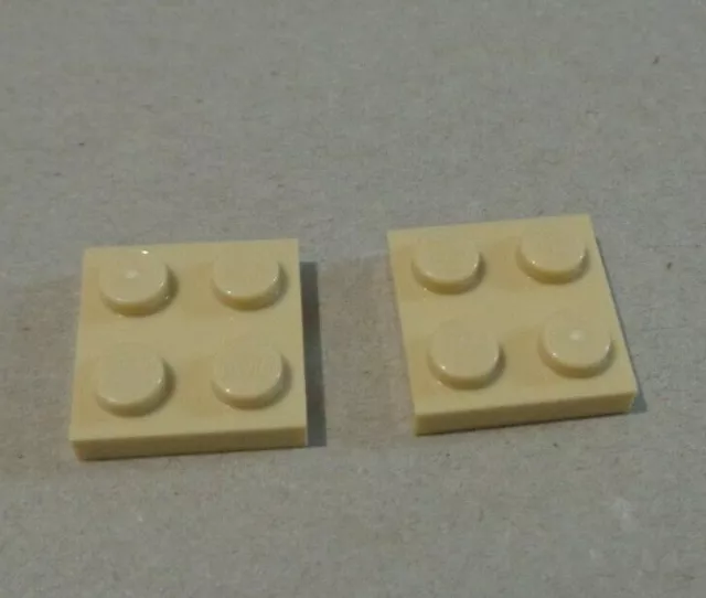 LEGO 3022 4114084 Plates 2x2 Tan x2 1.99 PicClick UK