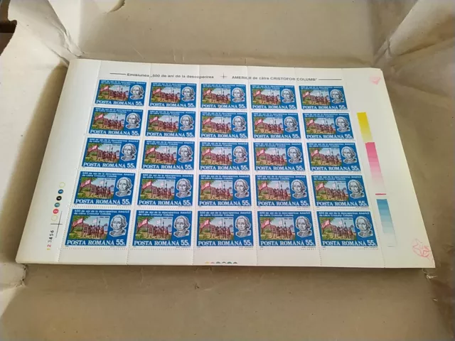 Rumänien 1992, 1000 Serien "Entdeckung Amerikas" **/MNH, MiNr.4824/27, ME 2000,-