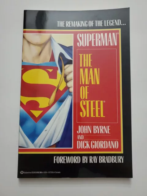 Superman The Man of Steel Trade Paperback 1st Print John Byrne Ballantine Books