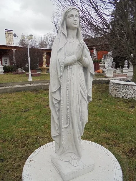 Statue Madonna "Heilige Maria" 103 cm, Menschen, Steinguss Steinfigur Gartendeko 2