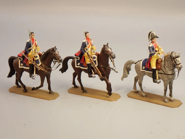 Lot De 7 Figurines Historex – Garde De Paris 1806-1808 – Soldats De Plomb D’époque