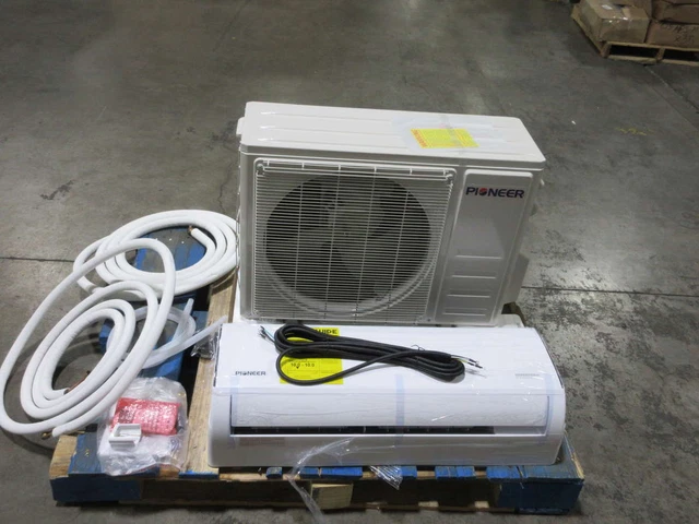 Pioneer 12,000 BTU Mini Split Air Conditioner Condenser High Wall Air Handler