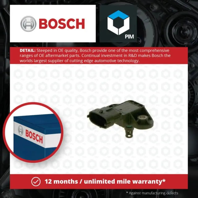 Boost Pressure Sensor 0281006076 Bosch 045962101F 45962101F 1611432480 504245257