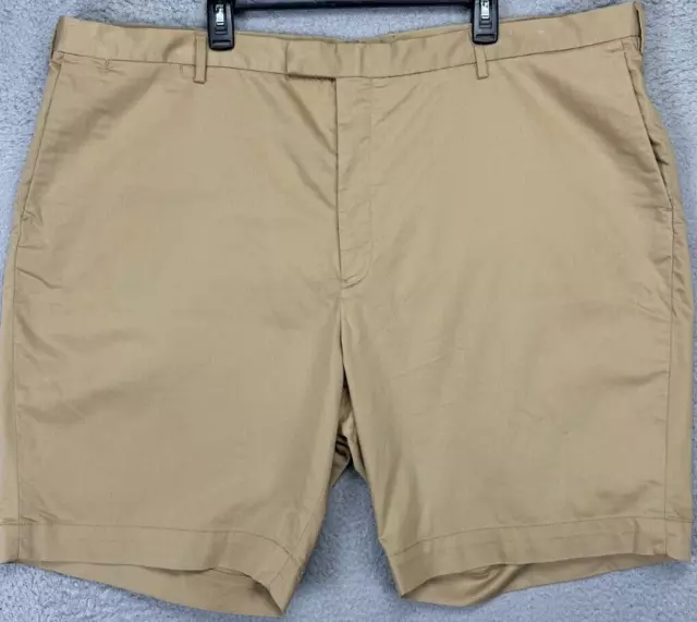 Polo Ralph Lauren Shorts Mens 48B Big Tan Khaki Chino Classic Fit Stretch Pocket