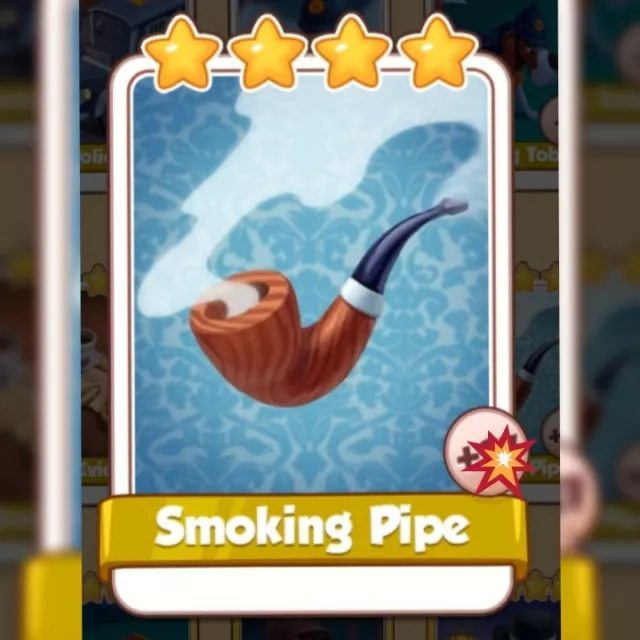 Smoking pipe *** Coin master game card. Get card Immediately.