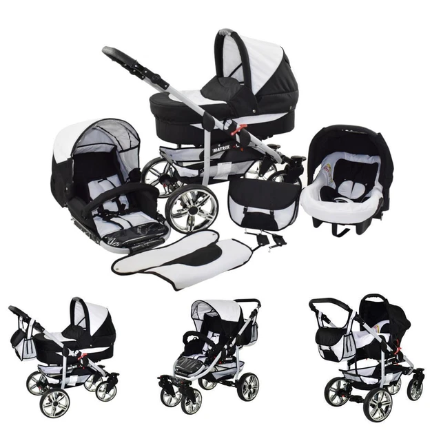 Poussette Combinée Trio landau 2en1 3en1 Isofix siège Auto Q-Step