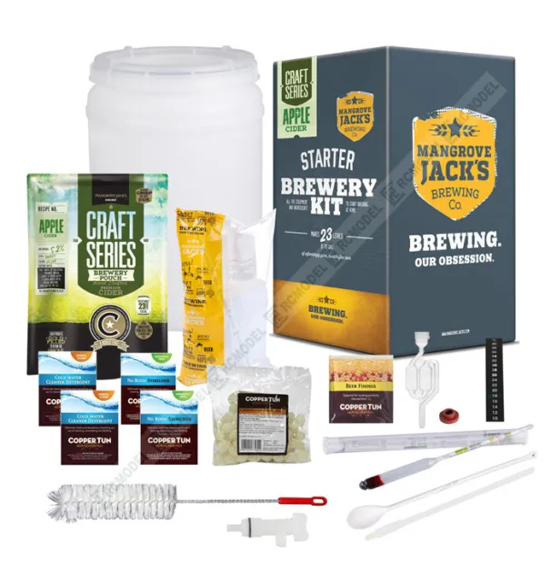 Mangrove Jack's Craft Series Apple Cider Starter Brewery Kit Home Brew 71126