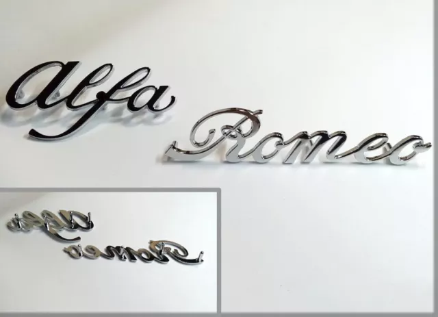 ALFA ROMEO GIULIA  SUPER / DUETTO SPIDER - Emblema logo insignia trasera