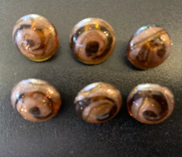 BOUTON COLLECTION COUTURE ANCIEN 19 eme  EN VERRE 15 mm